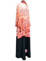 Christian Dior Printed Lounge Caftan Dress arcadeshops.com
