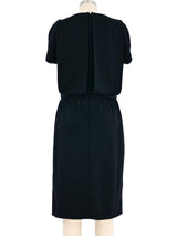 Chanel Double Breasted Black Dress Dress arcadeshops.com