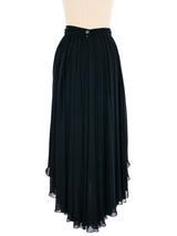 Chanel Silk Chiffon Ruffle Skirt Bottom arcadeshops.com