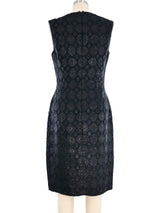 Prada Metallic Brocade Sheath Dress Dress arcadeshops.com