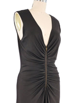 Celine Ruched Front Jersey Dress Dress arcadeshops.com