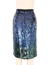 Louis Vuitton Sequin Embellished Pinstripe Skirt Bottom arcadeshops.com