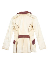 Rare 1960s East West Musical Instruments Leather Blazer Jacket arcadeshops.com