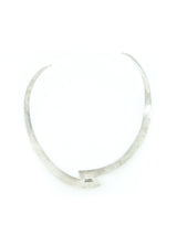 Sterling Silver Zig Zag Collar Necklace Jewelry arcadeshops.com