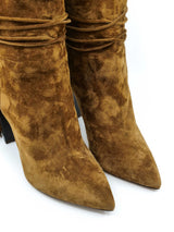 Saint Laurent Tanger Suede Tassel Boots, 37.5 Accessory arcadeshops.com