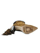 Saint Laurent Tanger Suede Tassel Boots, 37.5 Accessory arcadeshops.com