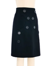 2005 Christian Dior Haute Couture Button Skirt Bottom arcadeshops.com