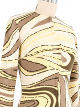 Donald Brooks Marble Printed Bodysuit Suit arcadeshops.com