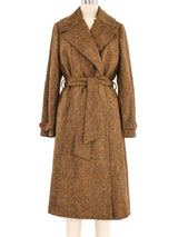 Bottega Veneta Tweed Car Coat Outerwear arcadeshops.com