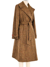 Bottega Veneta Tweed Car Coat Outerwear arcadeshops.com