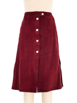 Pierre Cardin Suede Skirt Suit Suit arcadeshops.com