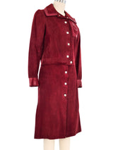 Pierre Cardin Suede Skirt Suit Suit arcadeshops.com