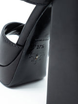 Prada Leather Platform Heels, 37.5 Accessory arcadeshops.com