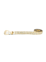 Gold Rhinestone Studded Western Belt Accessory arcadeshops.com