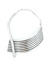 Modernist Sterling Structured Necklace Jewelry arcadeshops.com