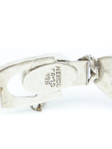 Mexican Sterling Onyx Link Bracelet Jewelry arcadeshops.com