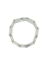 1930s Sterling Brick Link Bracelet Jewelry arcadeshops.com