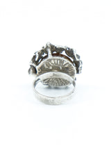 Brutalist Tiger's Eye Ring Jewelry arcadeshops.com