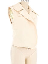 2003 Balenciaga Cream Vest Jacket arcadeshops.com