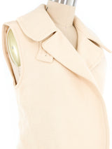 2003 Balenciaga Cream Vest Jacket arcadeshops.com