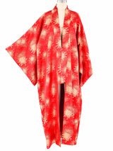Red Metallic Embroidered Kimono Jacket arcadeshops.com