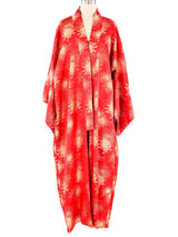 Red Metallic Embroidered Kimono Jacket arcadeshops.com