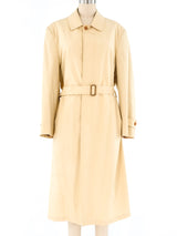 1970s Gucci Cotton Trench Coat Jacket arcadeshops.com