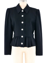 1990s Valentino Peplum Jacket Jacket arcadeshops.com