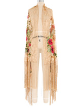 Valentino Pressed Flower Lace Shawl Accessory arcadeshops.com