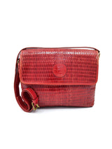 Fendi Red Woven Leather Bag Accessory arcadeshops.com