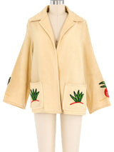 1940s La Muchacha Mexican Embroidered Souvenir Jacket Jacket arcadeshops.com