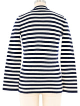 Yves Saint Laurent Striped Cardigan Jacket arcadeshops.com