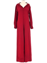 Galanos Hooded Jumpsuit Jumpsuit arcadeshops.com