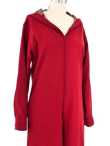 Galanos Hooded Jumpsuit Jumpsuit arcadeshops.com