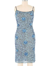 Vivienne Tam Floral Sequin Mini Dress arcadeshops.com
