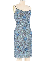 Vivienne Tam Floral Sequin Mini Dress arcadeshops.com