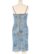 Vivienne Tam Floral Sequin Mini Dress arcadeshops.com