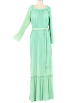 Mary McFadden Dimensional Pleated Maxi Dress Dress arcadeshops.com