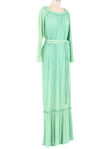 Mary McFadden Dimensional Pleated Maxi Dress Dress arcadeshops.com