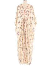 Profils Du Monde Embellished Silk Caftan Dress arcadeshops.com