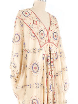 Profils Du Monde Embellished Silk Caftan Dress arcadeshops.com