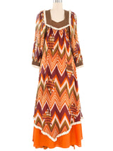 Gina Fratini Printed Prairie Dress Dress arcadeshops.com