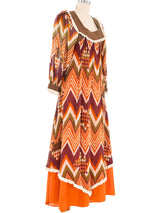 Gina Fratini Printed Prairie Dress Dress arcadeshops.com
