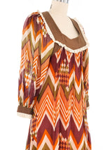 Gina Fratini Printed Prairie Dress Dress arcadeshops.com