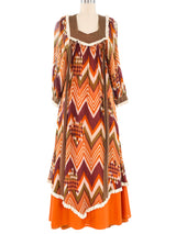 Gina Fratini Printed Prairie Dress Dress arcadeshops.com