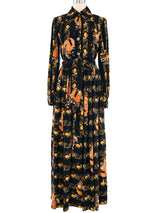 Jean Varon Deco Printed Maxi Dress Dress arcadeshops.com