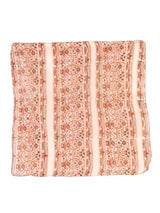 Indian Block Printed Silk Scarf Accessory arcadeshops.com