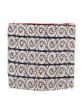 Indian Block Printed Silk Scarf Accessory arcadeshops.com