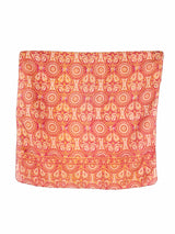 Indian Block Printed Silk Scarf Accessory arcadeshops.com