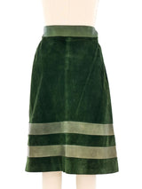 1970s Gucci Suede Skirt Bottom arcadeshops.com